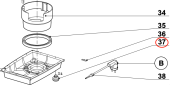 Комплект ножек (х4) Robot Coupe 39928